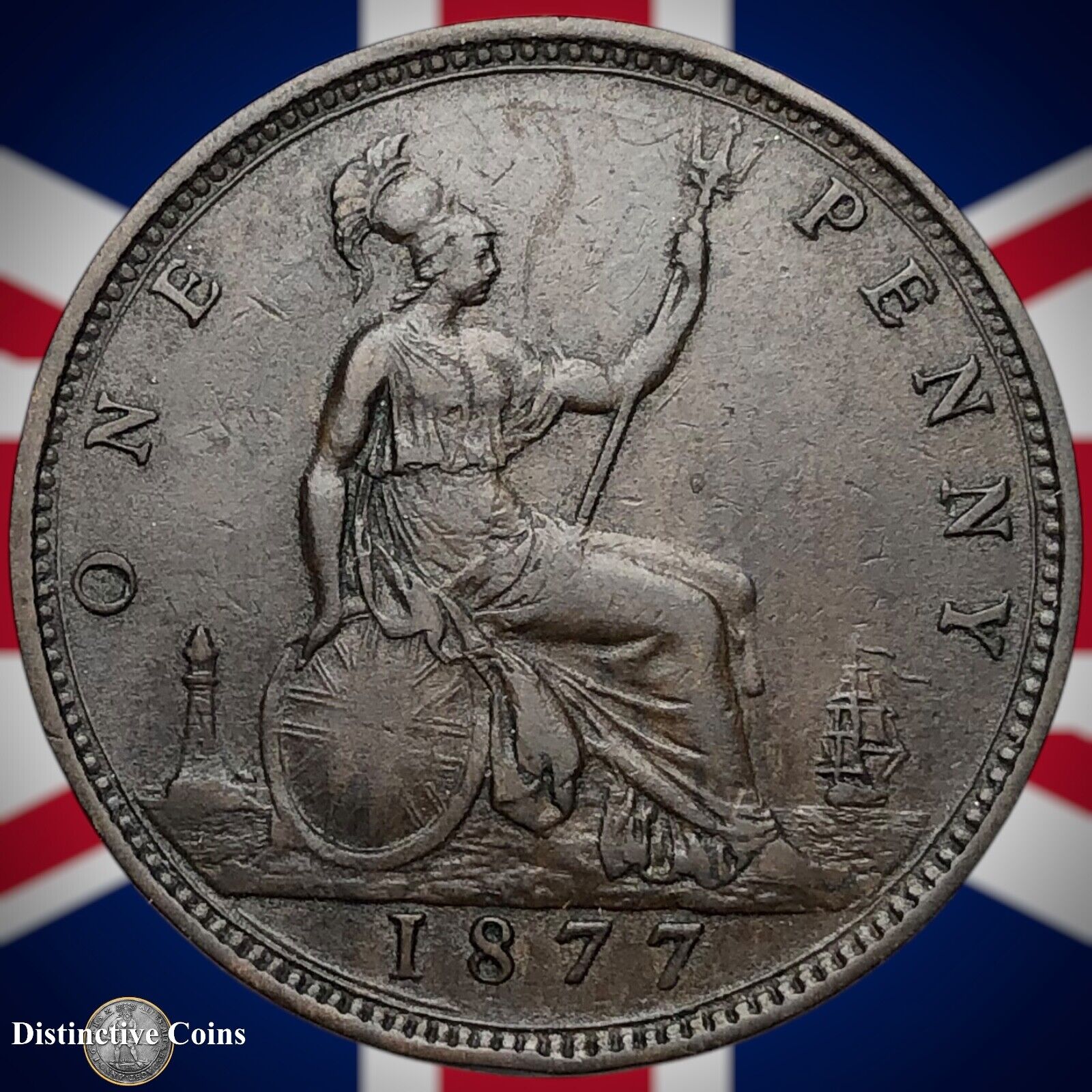 Great Britain 1877 Penny 1d GB6392