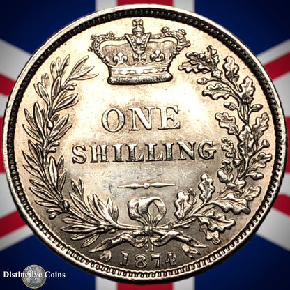 Great Britain 1874 British One Shilling GB0355