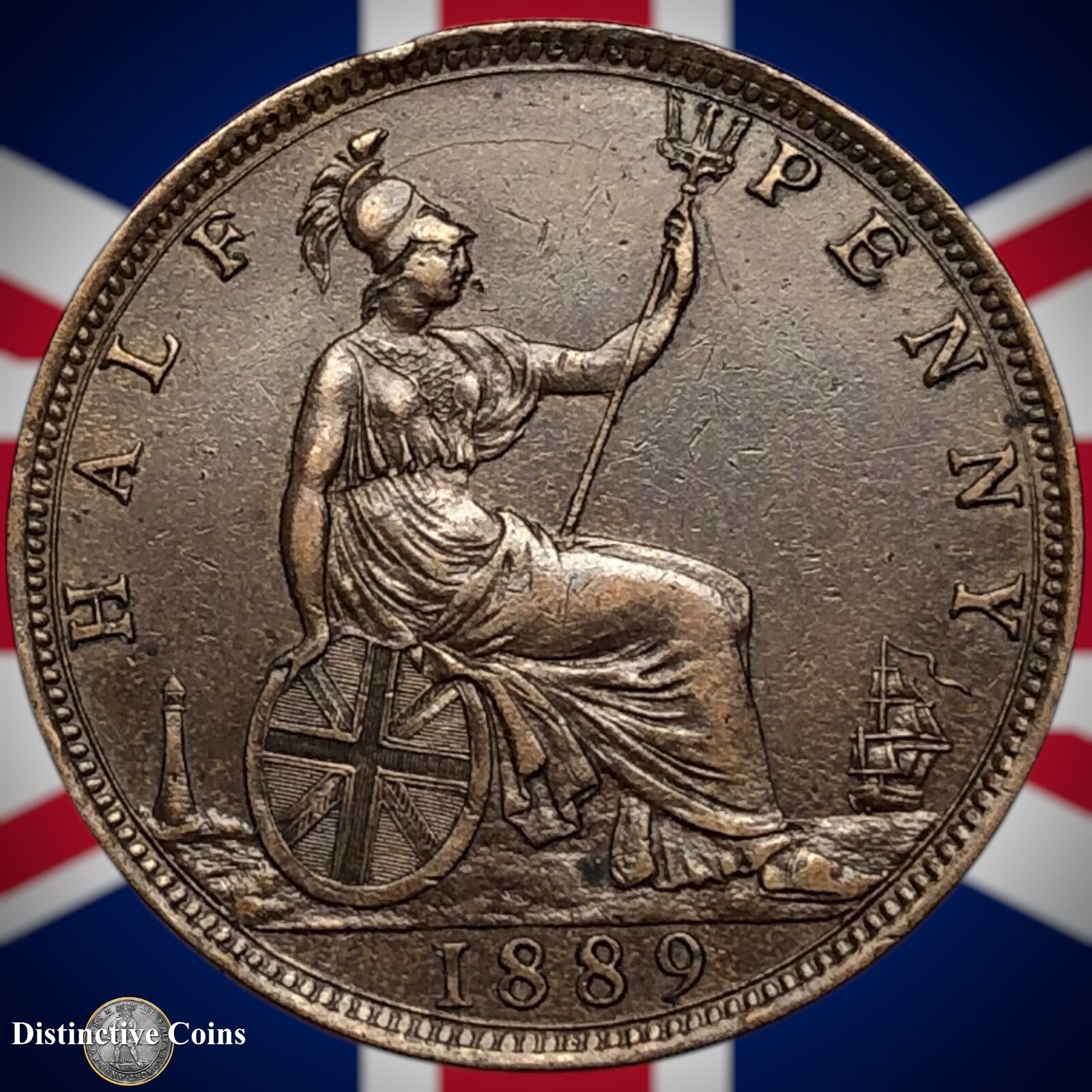 Great Britain 1889 Half Penny 1/2d GB5648