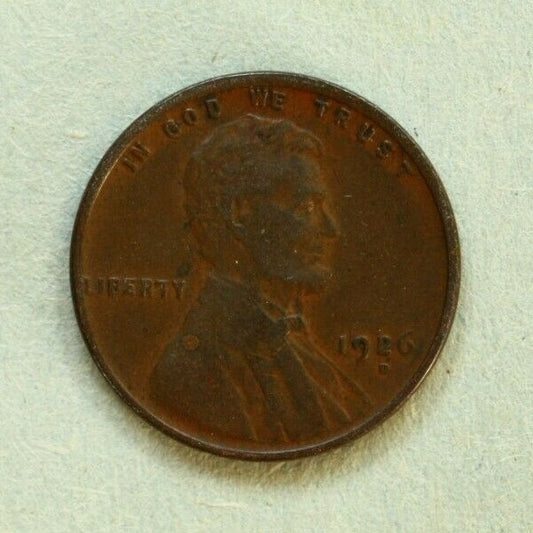 1926 D Lincoln Cent United States U077
