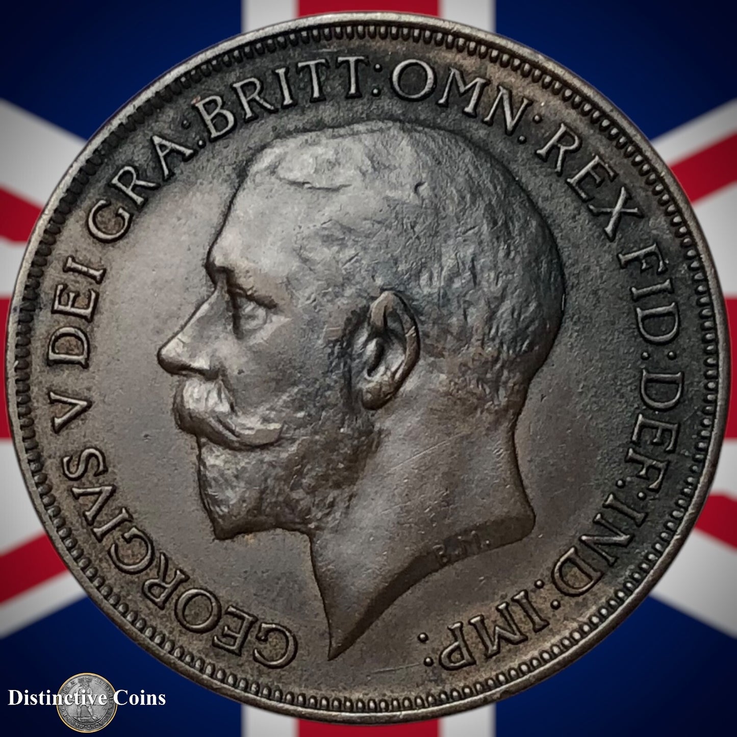 Great Britain 1916 Penny 1d GB6835