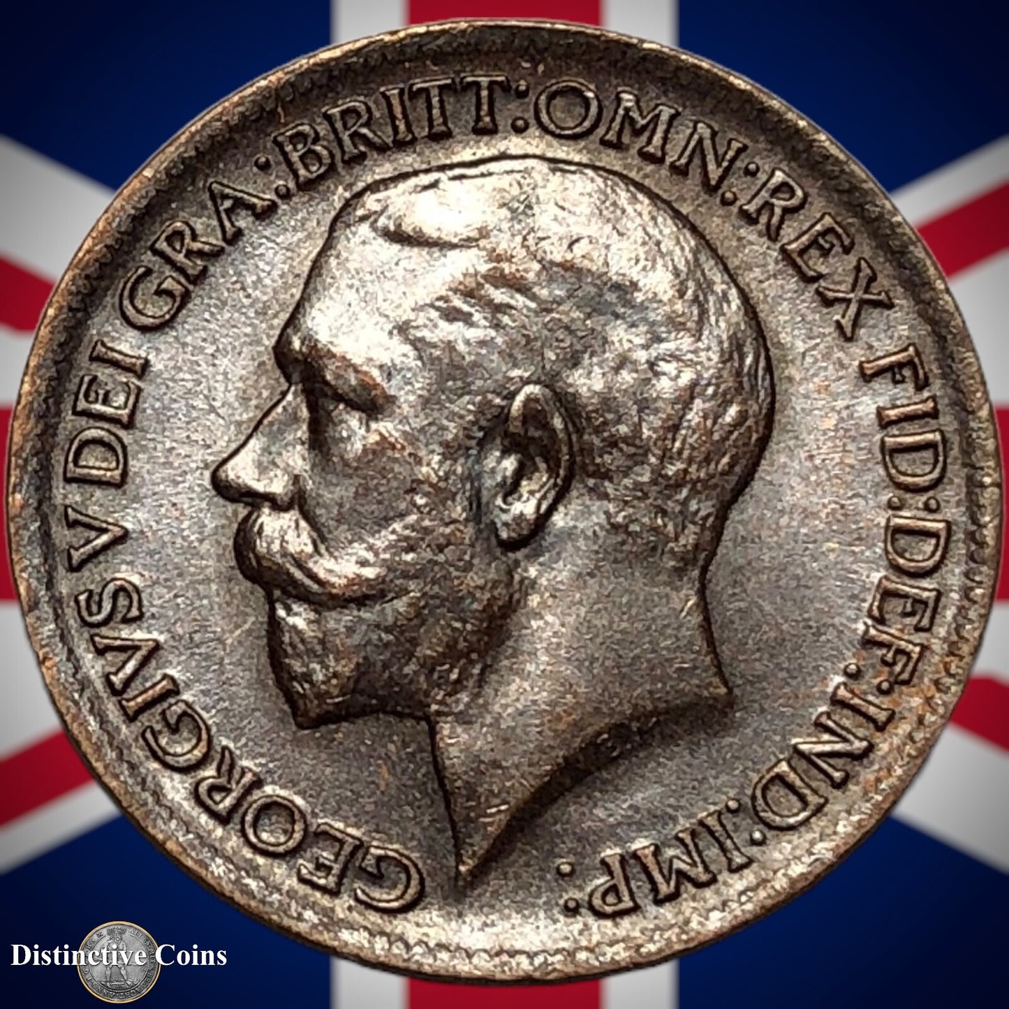 Great Britain 1913 Farthing 1/4d GB4658