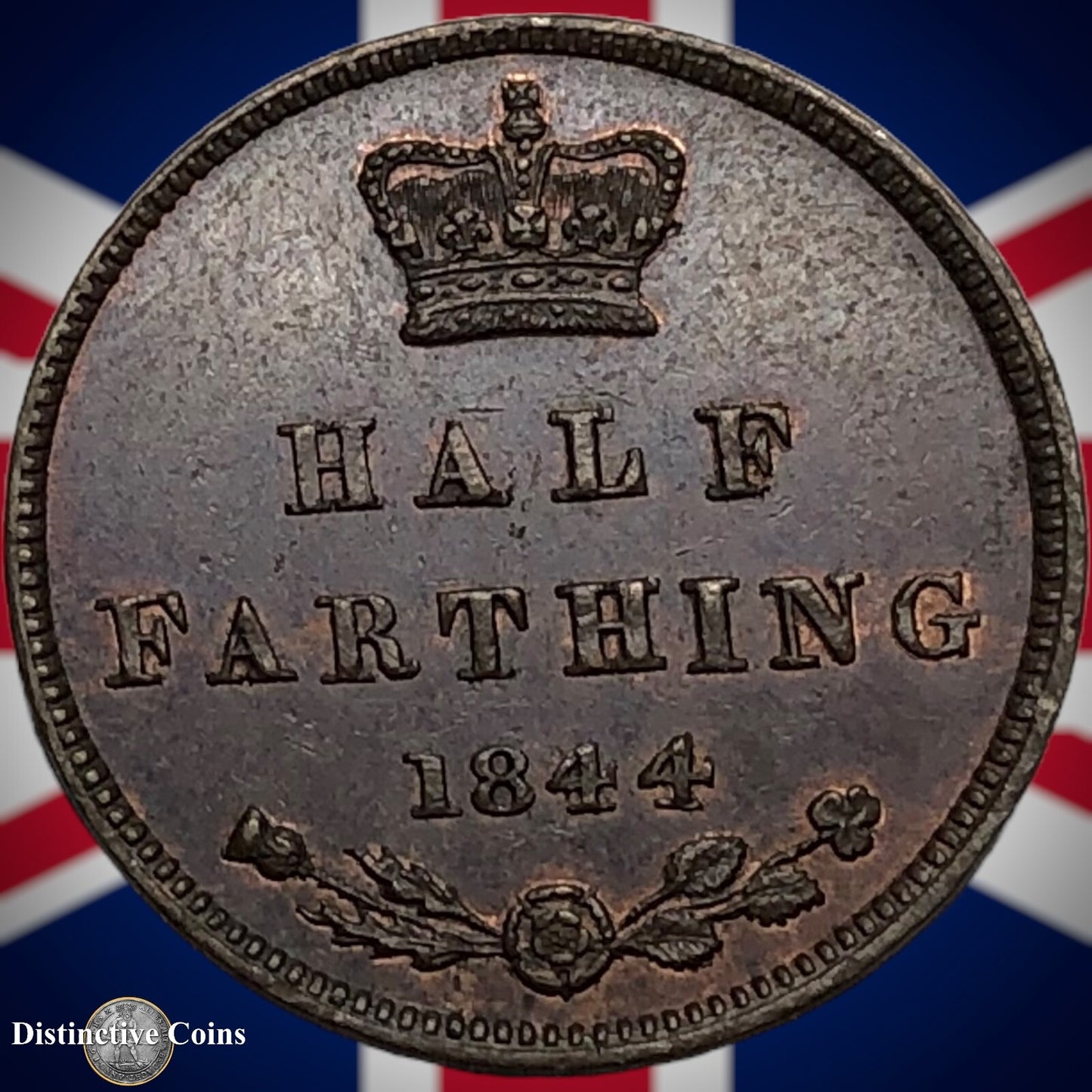 Great Britain 1844 Half Farthing 1/2 Penny GB3108