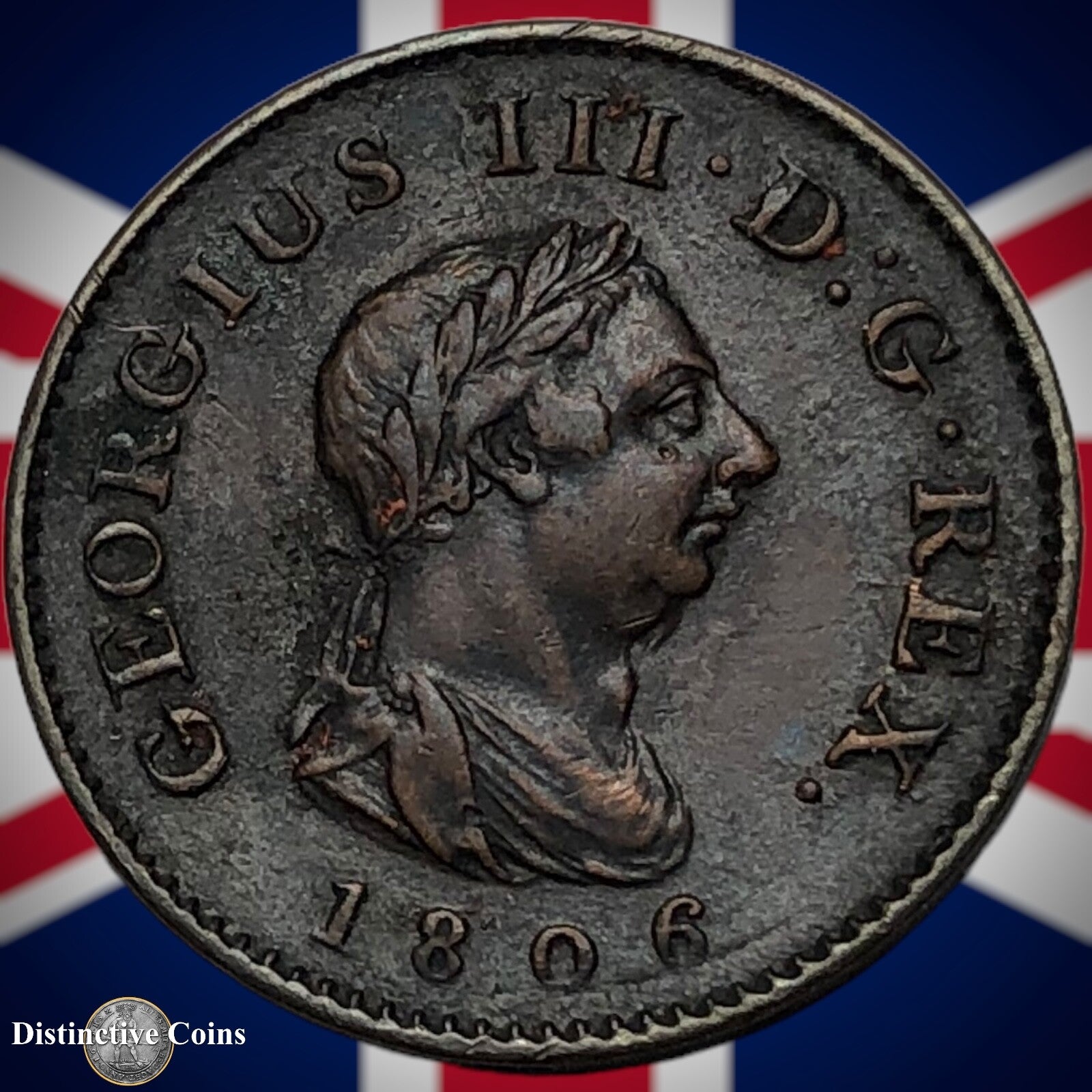 Great Britain 1806 Farthing 1/4d GB3220