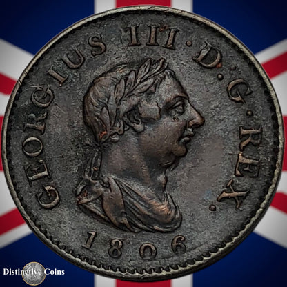 Great Britain 1806 Farthing 1/4d GB3220