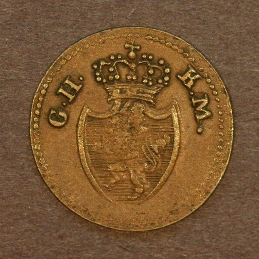 Germany - German States Hesse Darmstadt 1819 Pfennig A186