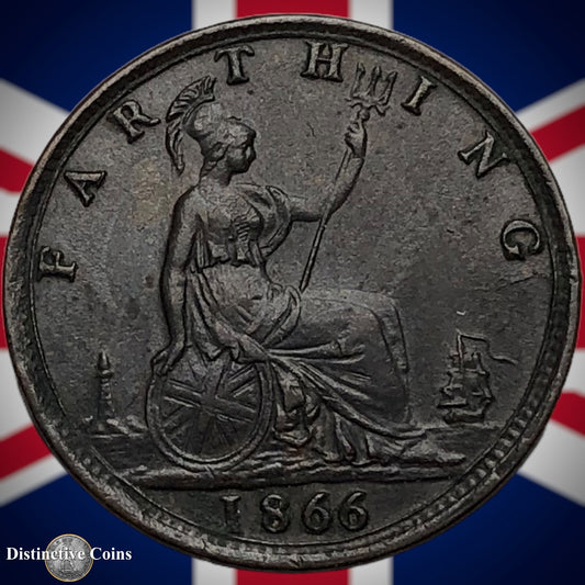 Great Britain 1866 Farthing 1/4d GB3590