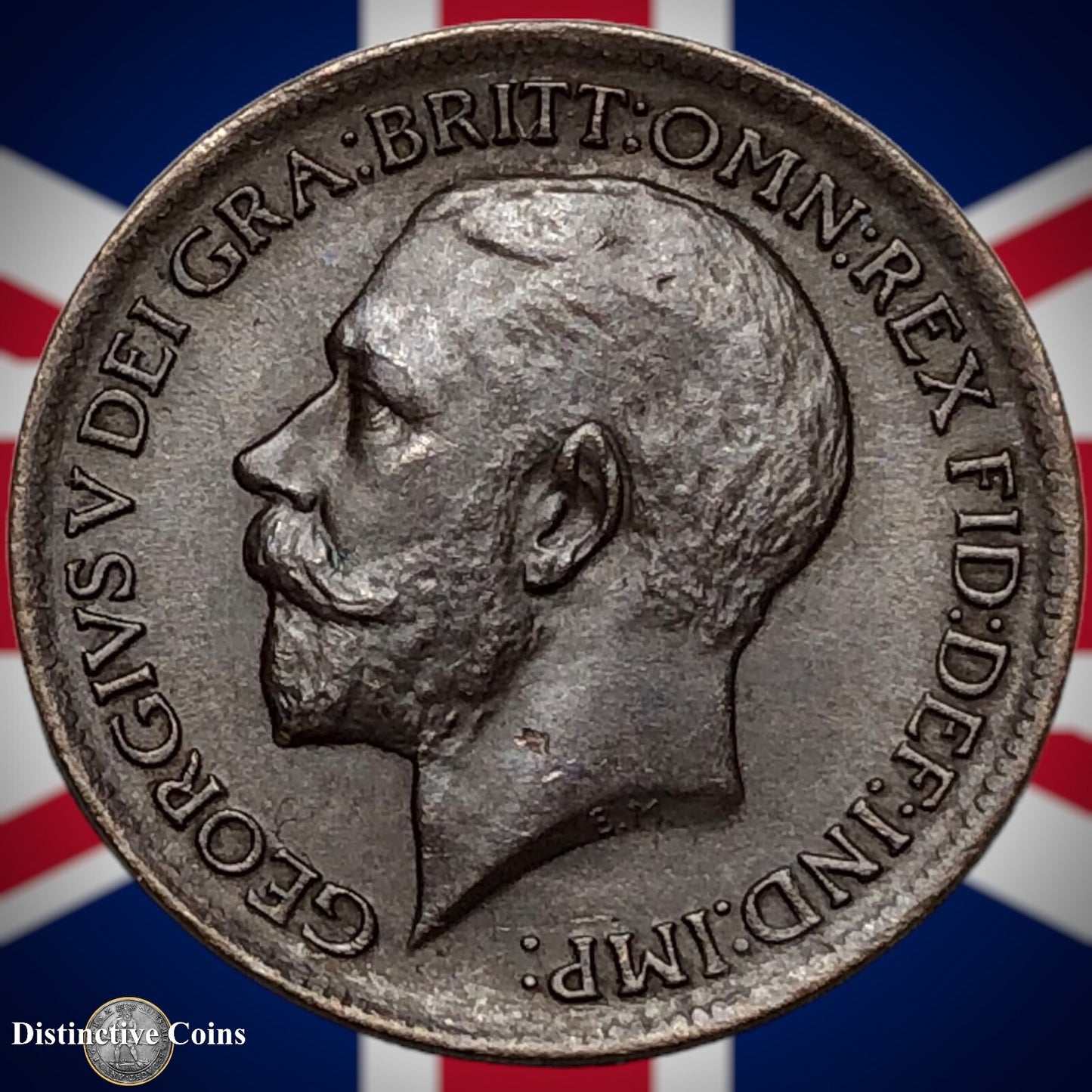 Great Britain 1913 Farthing 1/4d GB4665