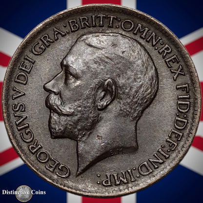 Great Britain 1913 Farthing 1/4d GB4665