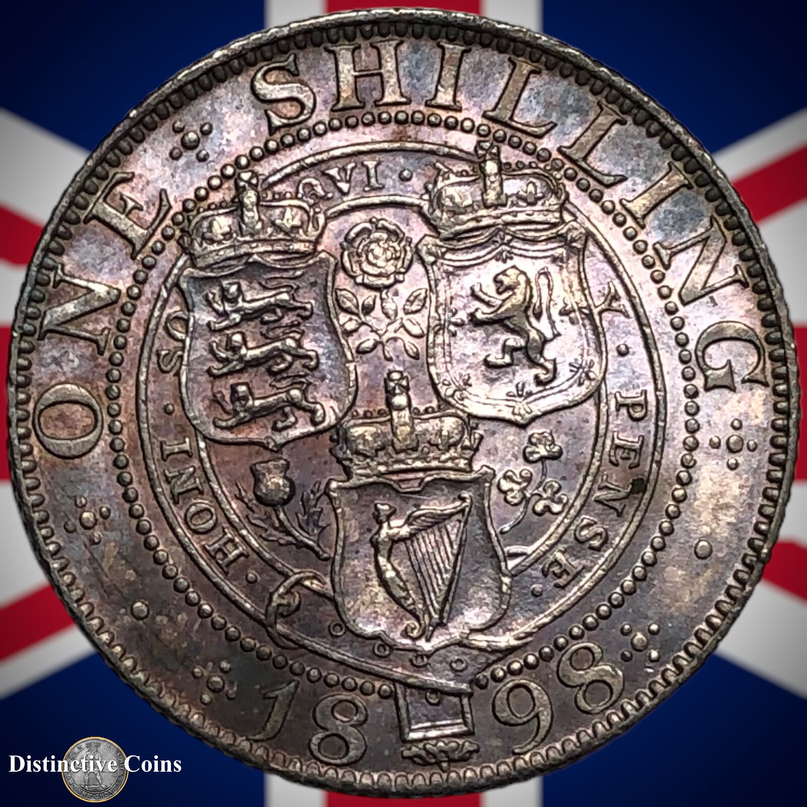Great Britain 1898 British One Shilling GB0691