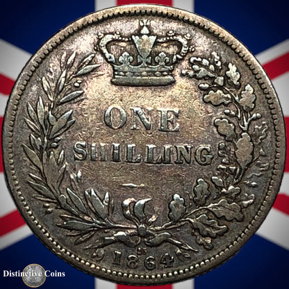 Great Britain 1864 British One Shilling GB0268