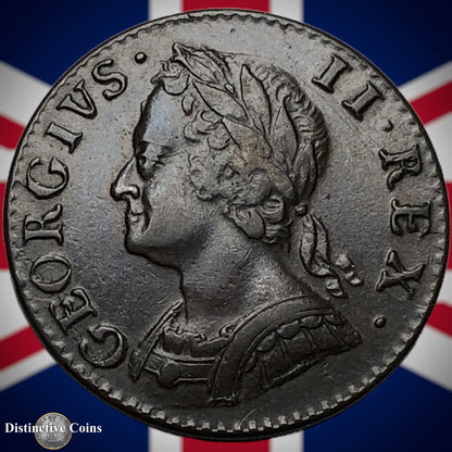 Great Britain 1754 Farthing 1/4d GB3184