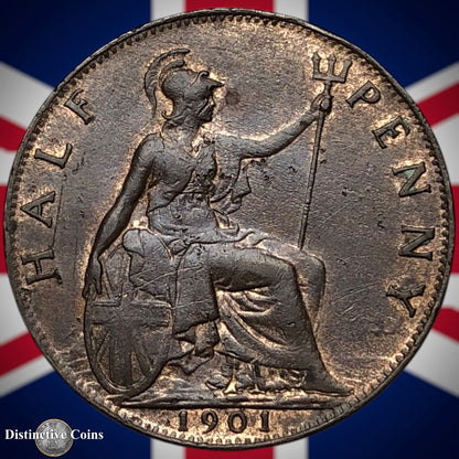 Great Britain 1901 Half Penny 1/2d GB5757