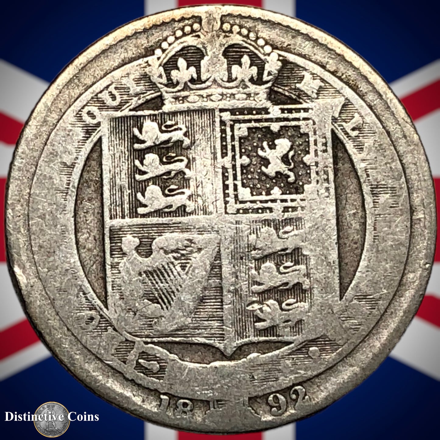 Great Britain 1892 British One Shilling GB0589