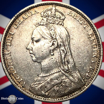 Great Britain 1889 British One Shilling GB0550