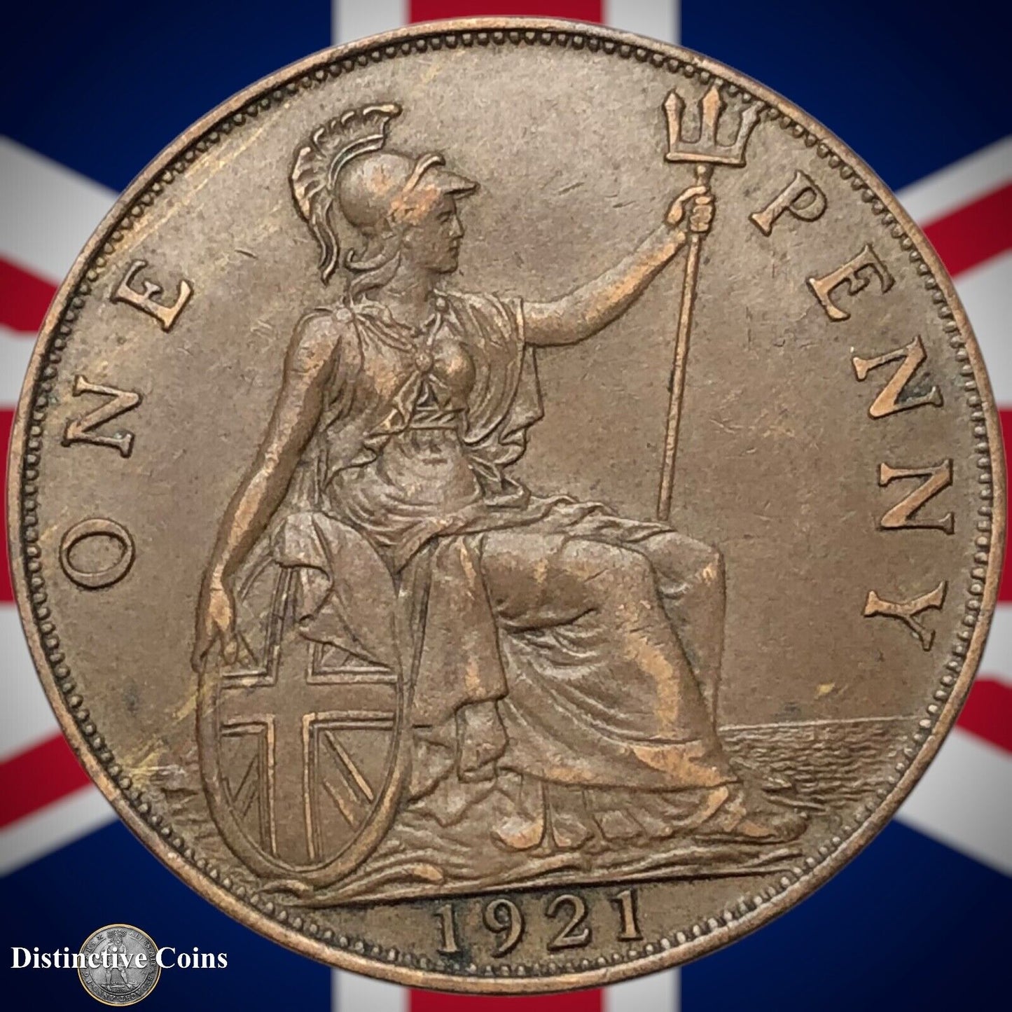 Great Britain 1921 Penny 1d GB6971