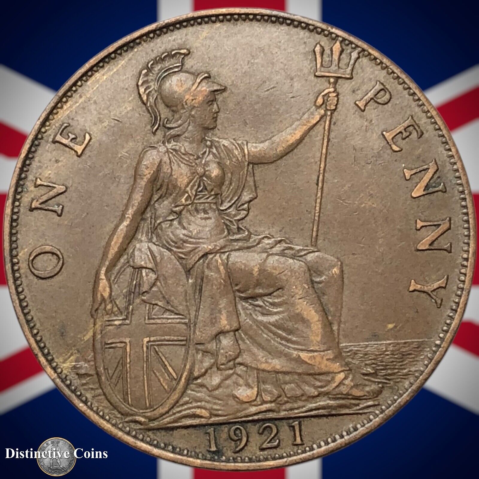 Great Britain 1921 Penny 1d GB6971