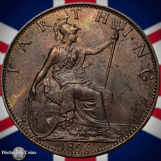 Great Britain 1896 Farthing 1/4d GB4433