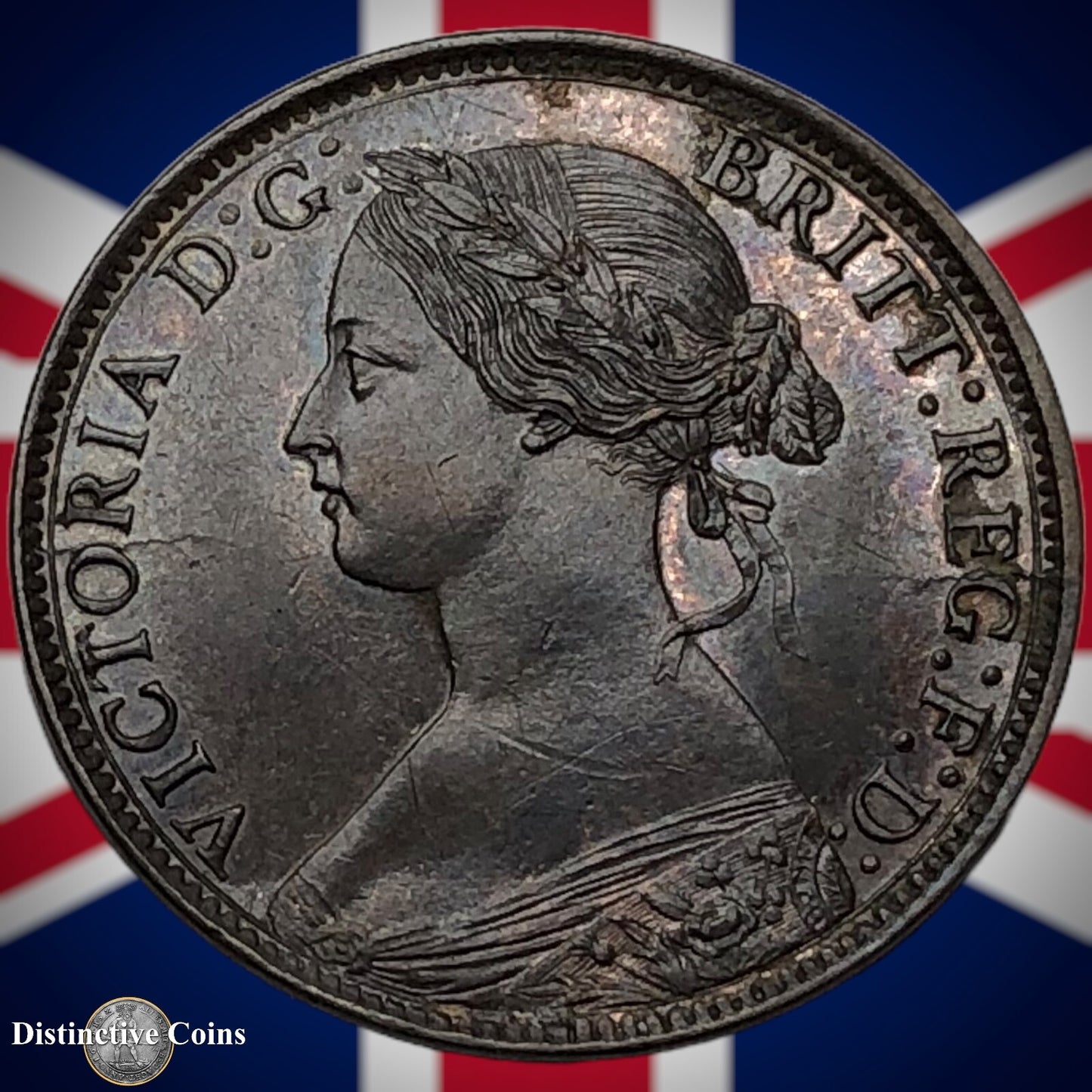 Great Britain 1873 Farthing 1/4d GB3708