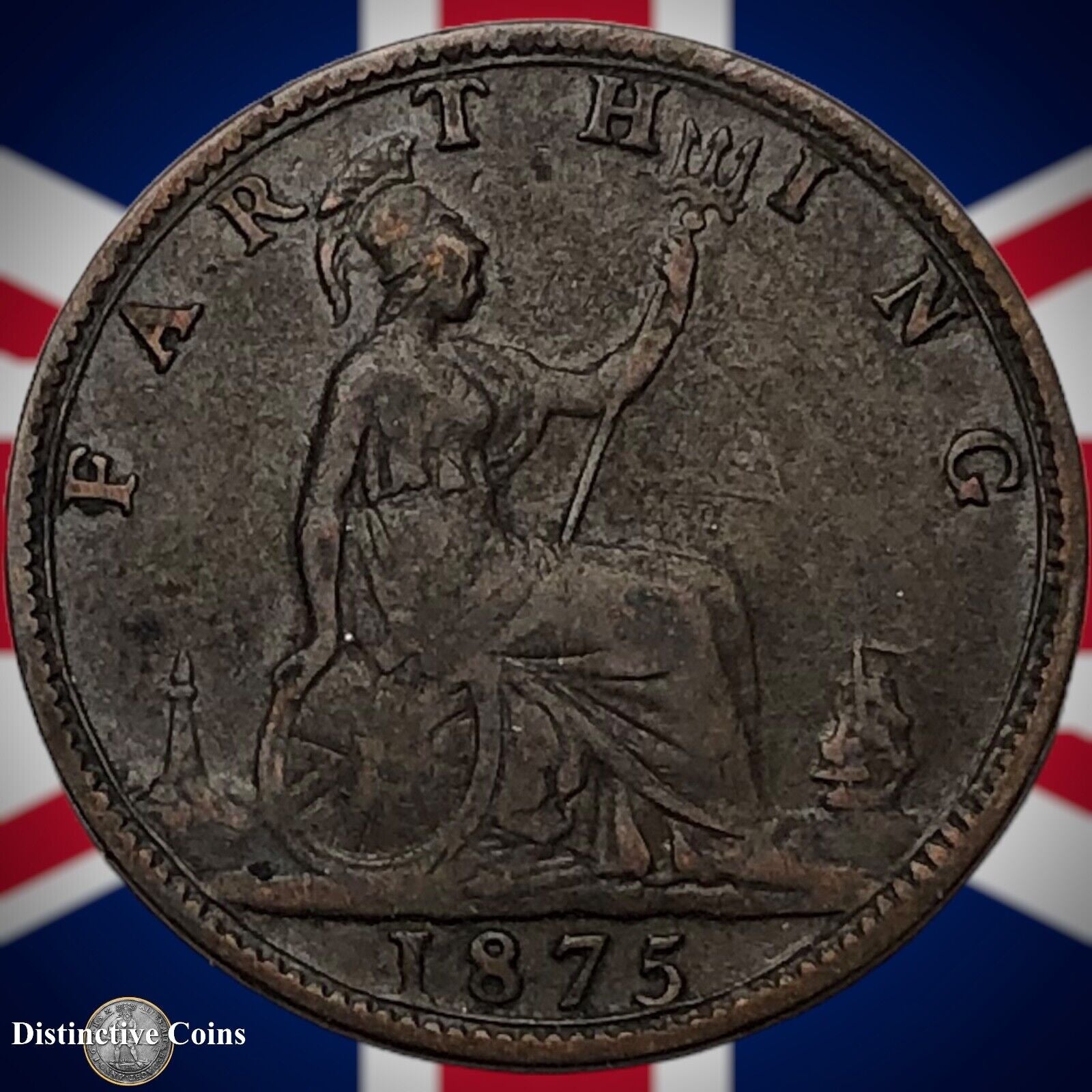 Great Britain 1875 Farthing 1/4d GB3730