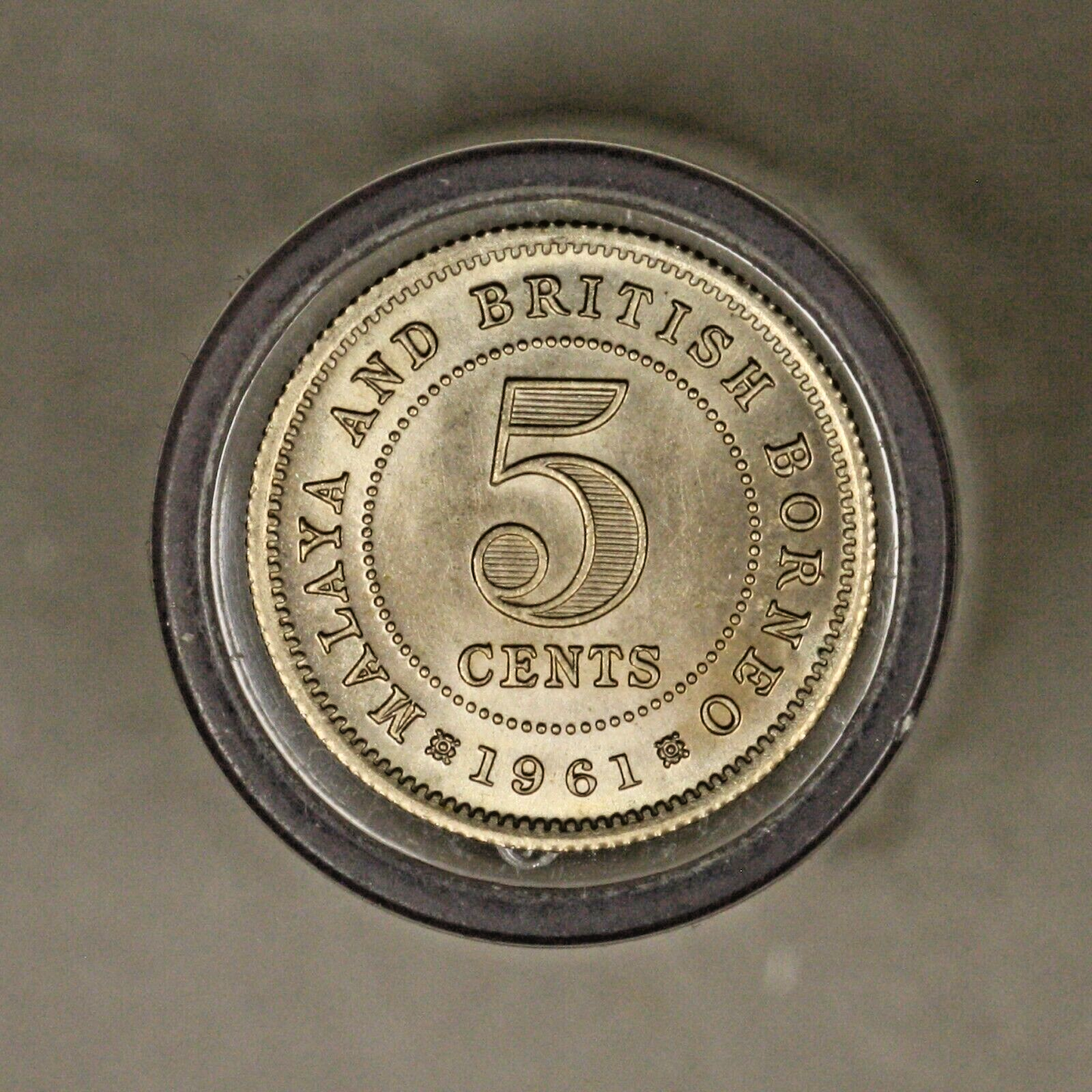 Malaya British Borneo 1961 KN 5 Cents CH BU