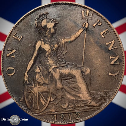 Great Britain 1912 H Penny 1d GB6789