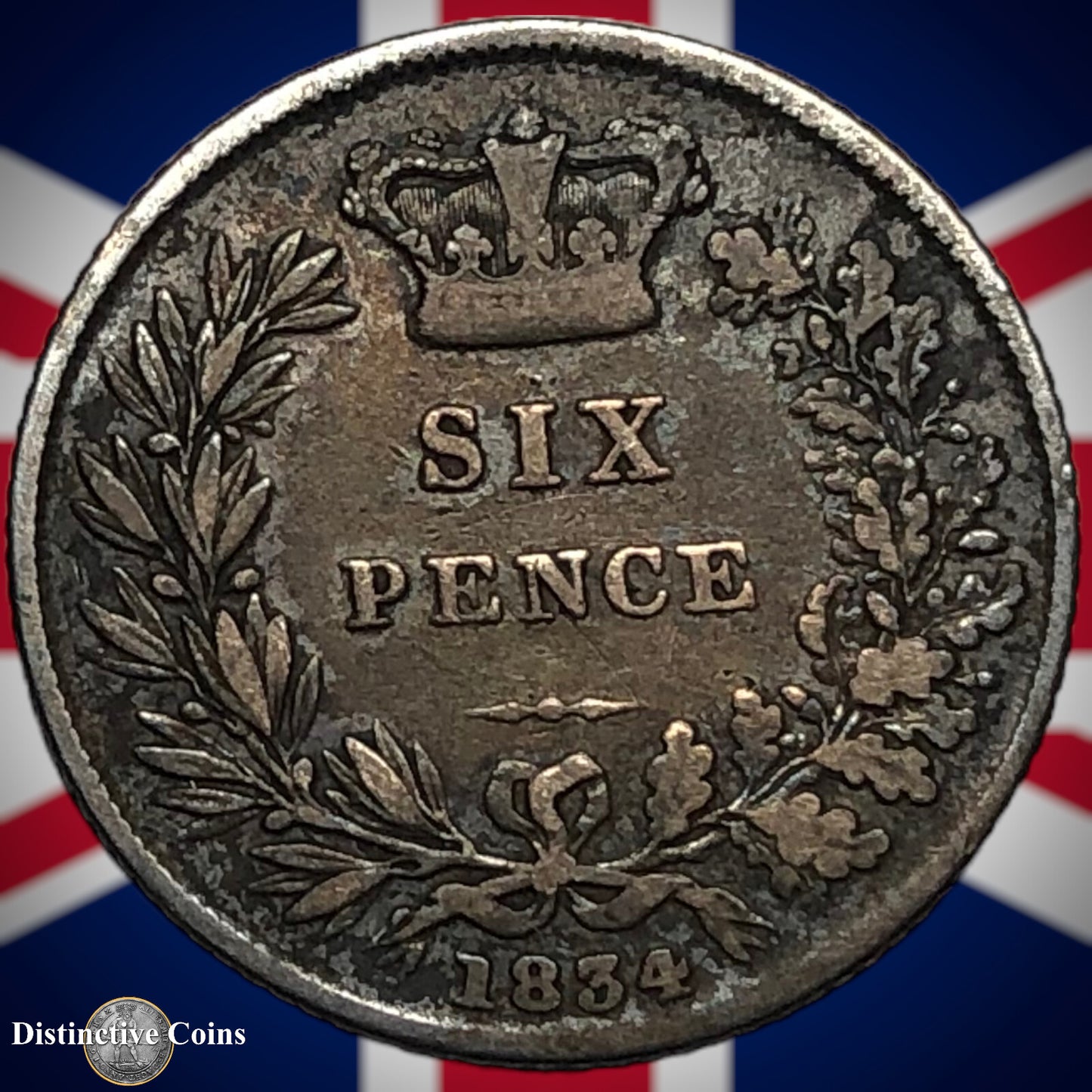 Great Britain 1834 Six Pence GB2558