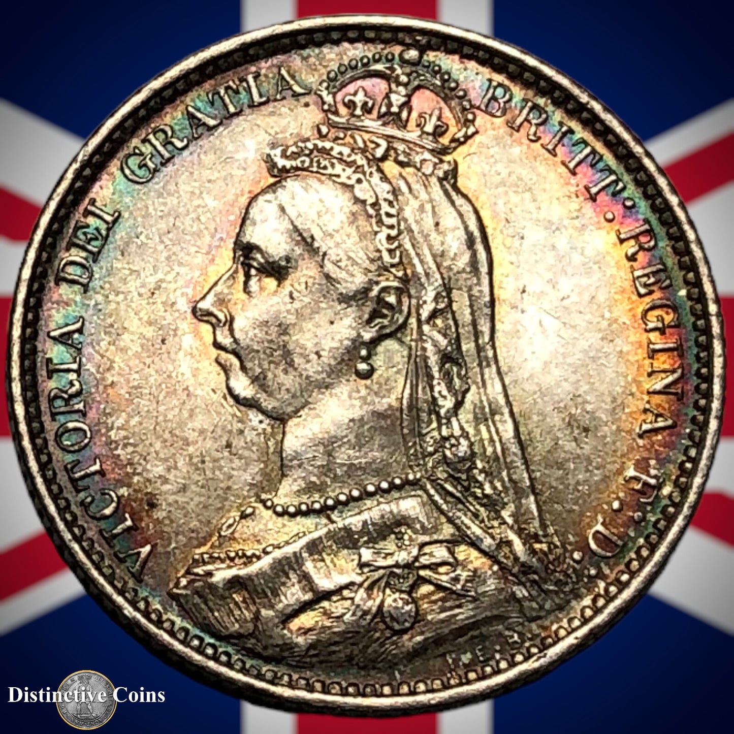 Great Britain 1887 Six Pence GB2693