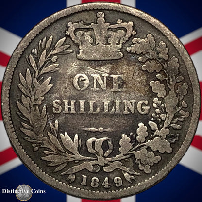 Great Britain 1849 British One Shilling GB0210