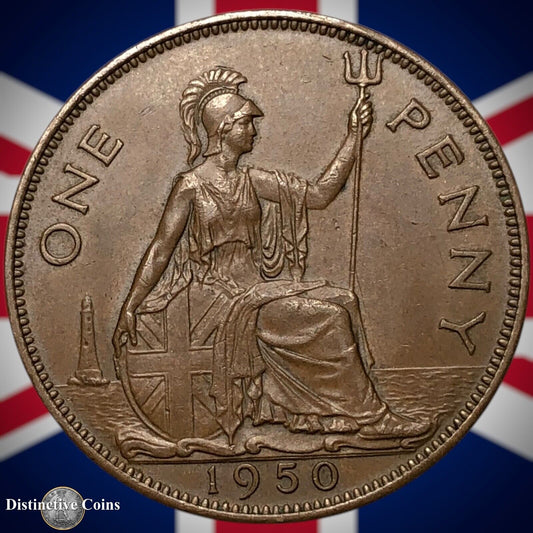 Great Britain 1950 Penny 1d GB7308