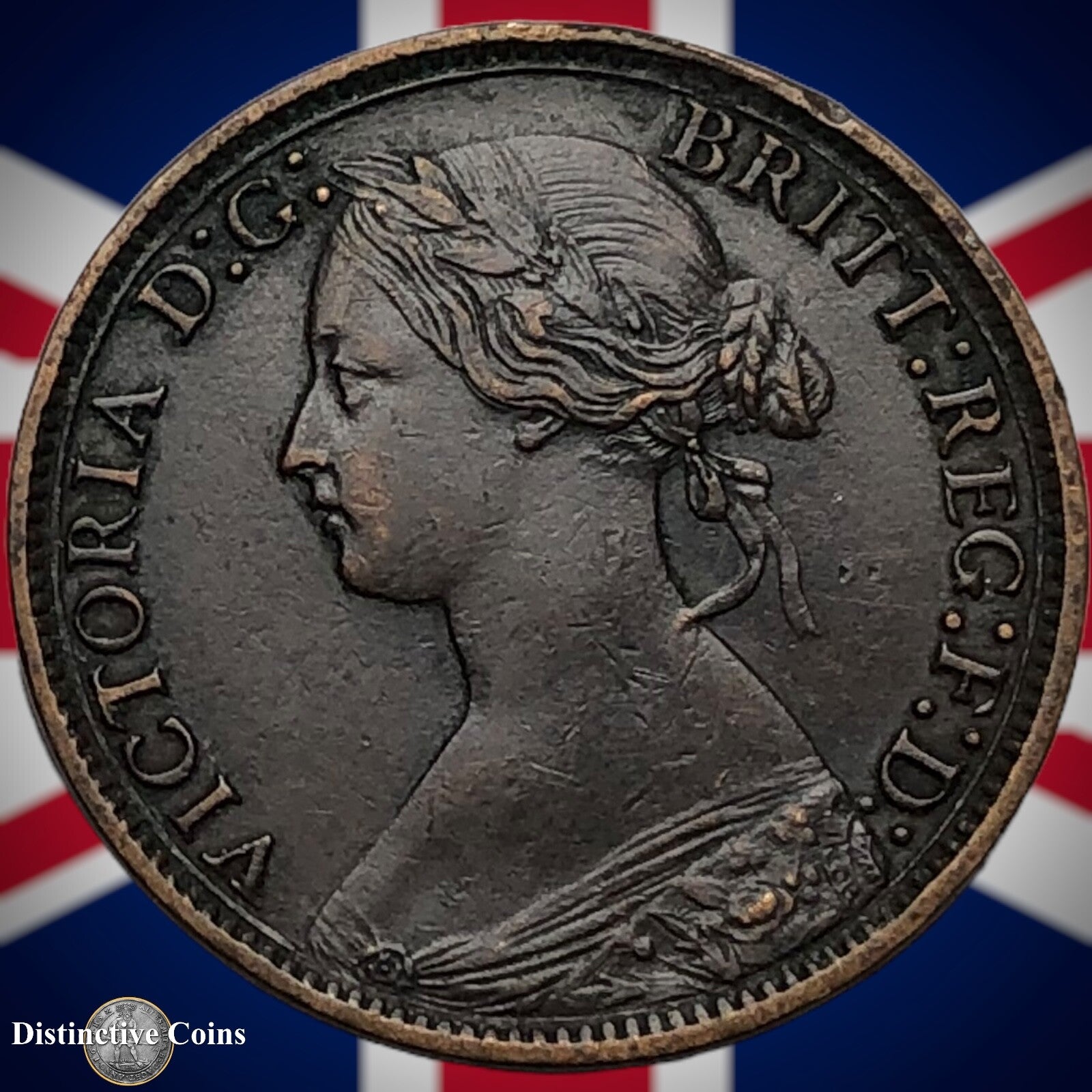Great Britain 1866 Farthing 1/4d GB3577