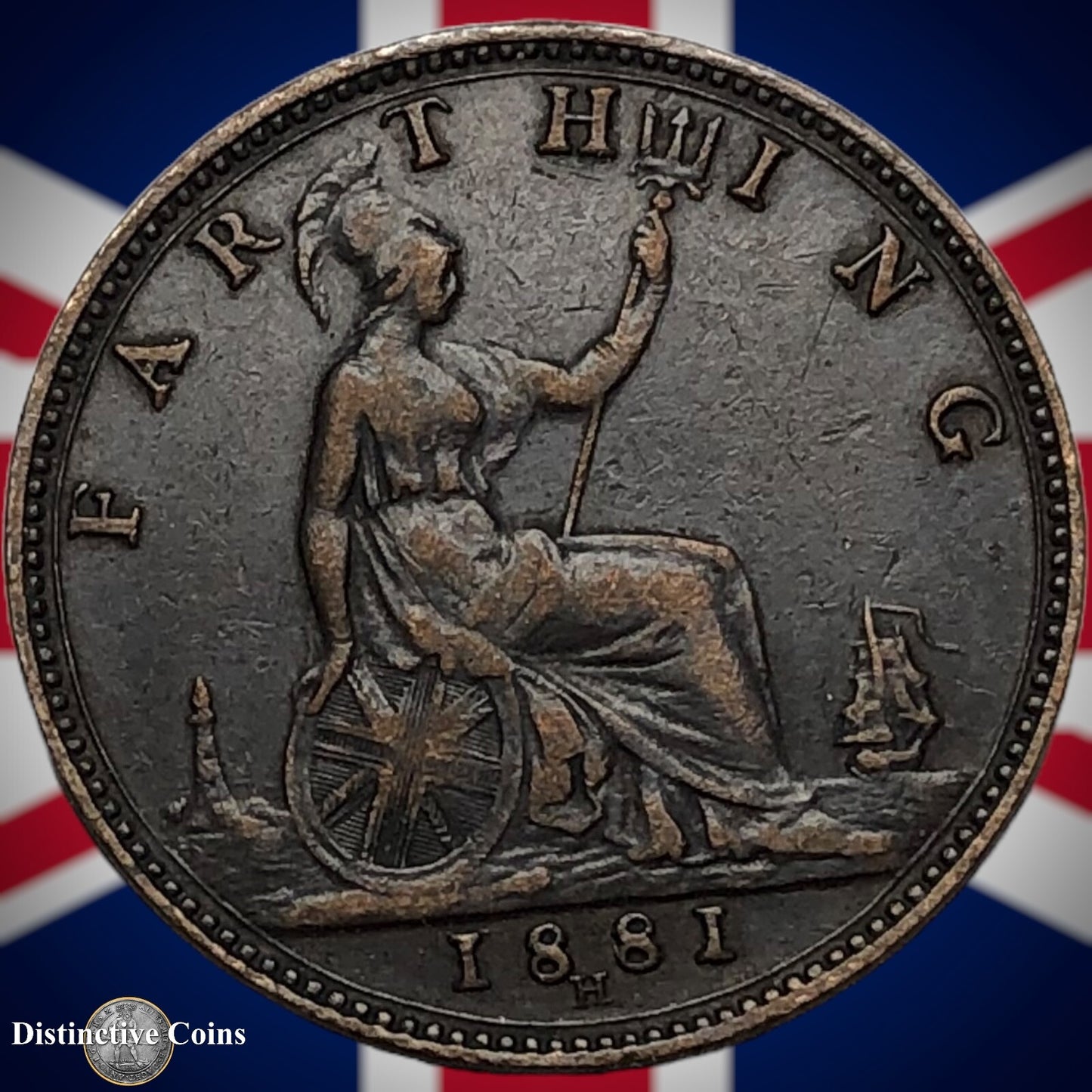 Great Britain 1881 H Farthing 1/4d GB3882