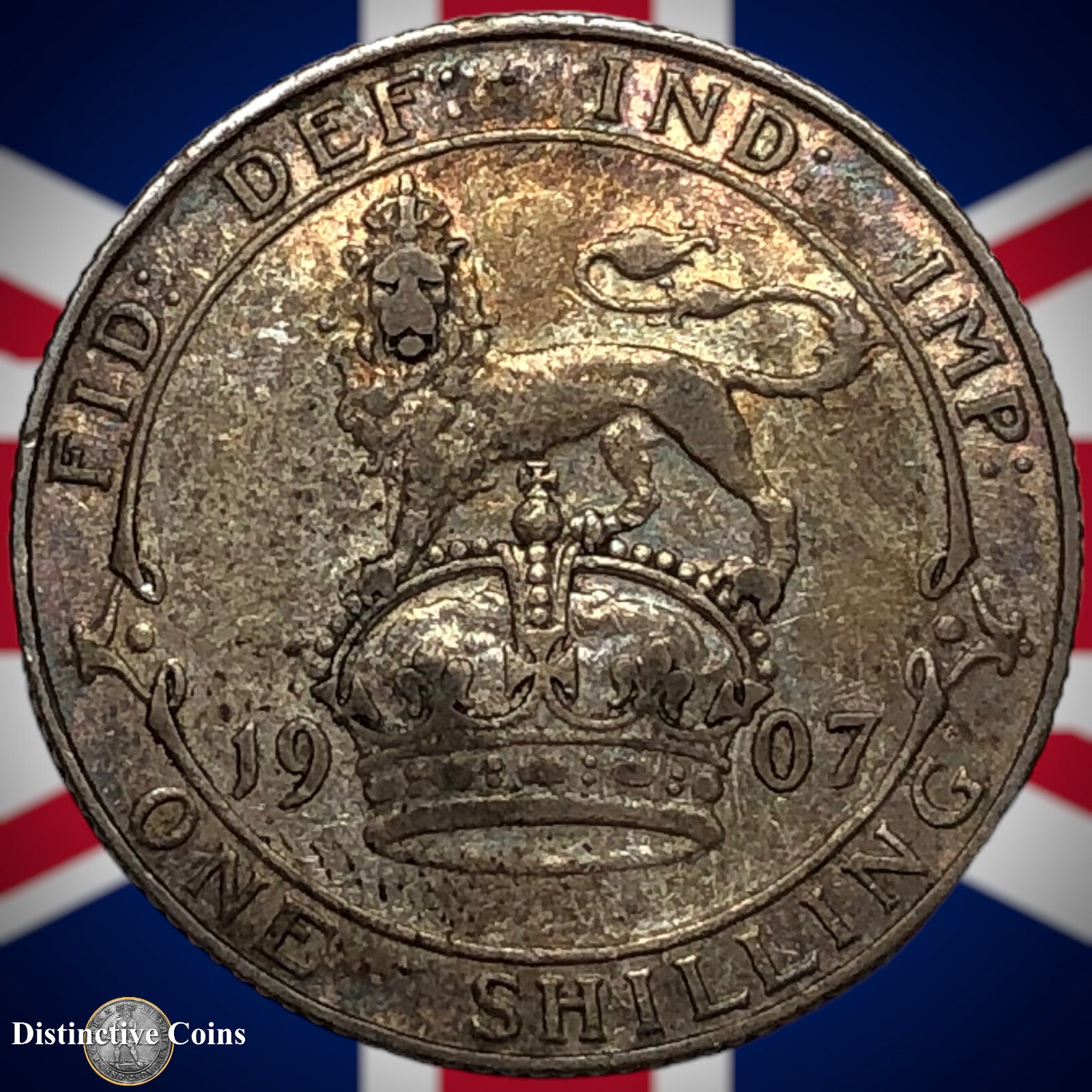 Great Britain 1907 British One Shilling GB0838