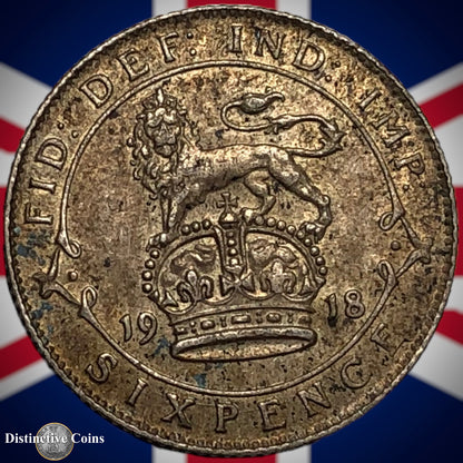 Great Britain 1918 Six Pence GB1623