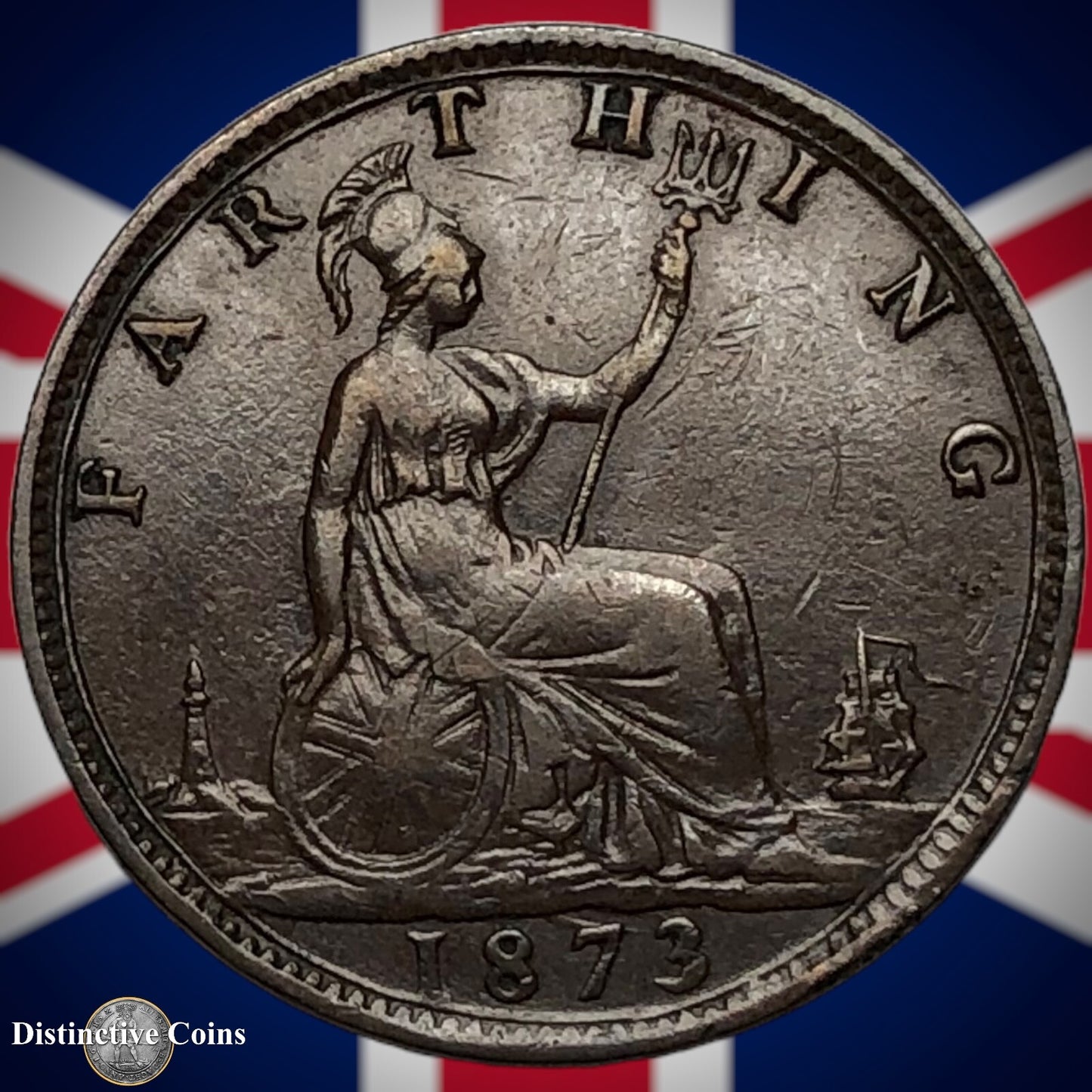 Great Britain 1873 Farthing 1/4d GB3692