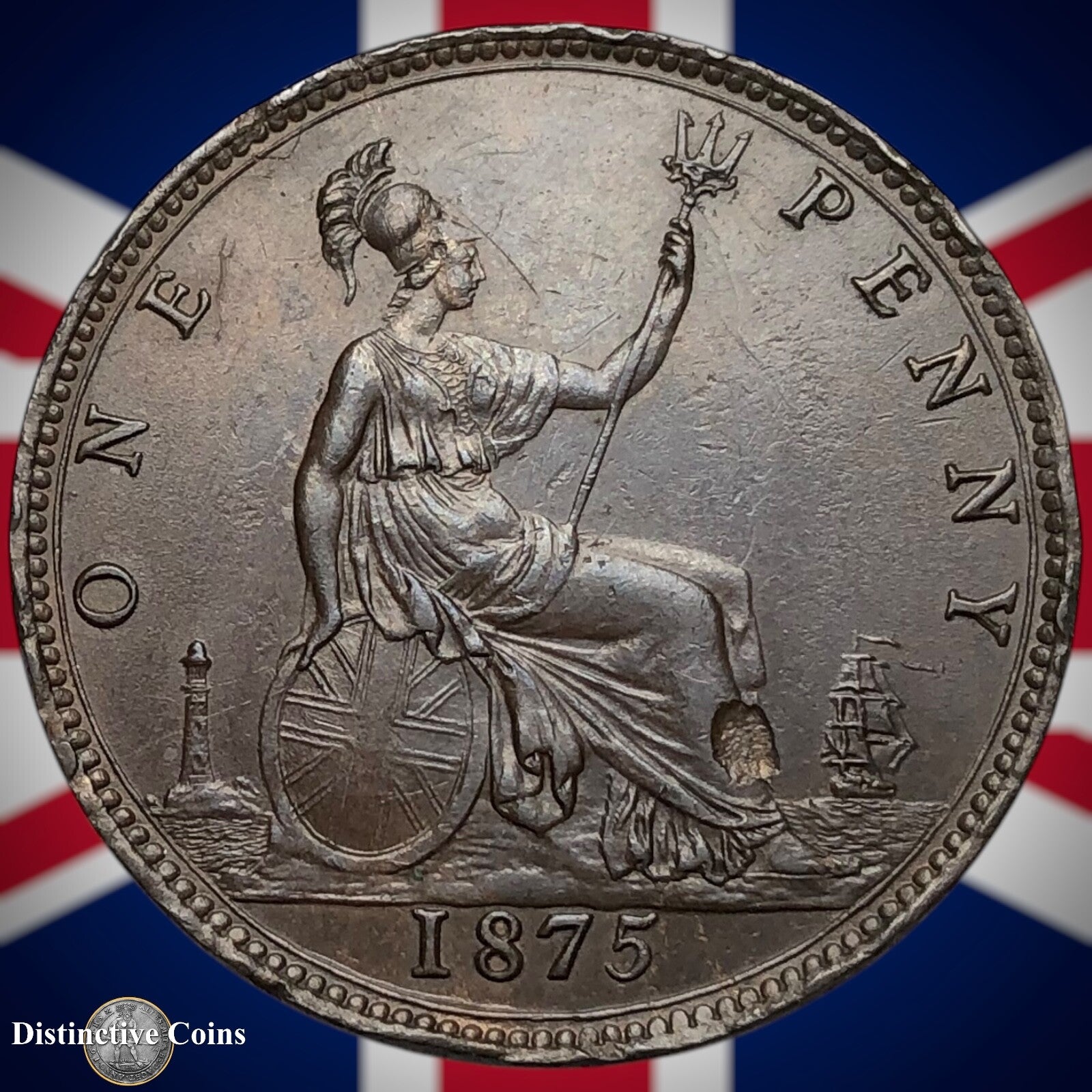 Great Britain 1875 Penny 1d GB6369