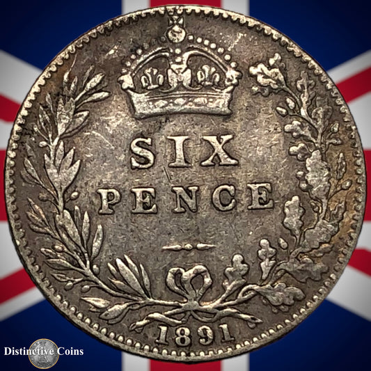 Great Britain 1891 Six Pence GB2750