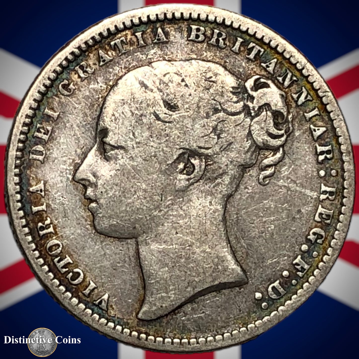 Great Britain 1868 British One Shilling GB0293