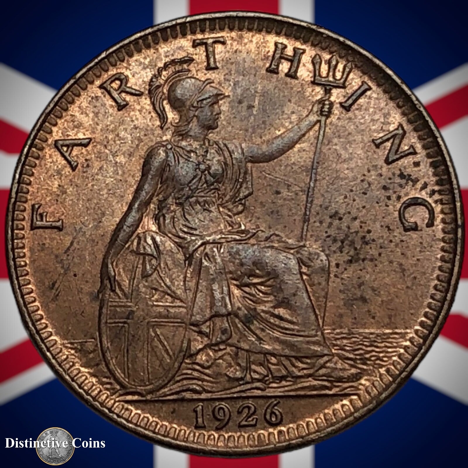 Great Britain 1926 Farthing 1/4d GB4830