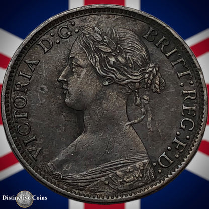 Great Britain 1865 Farthing 1/4d GB3534