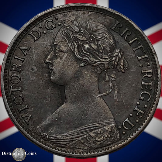 Great Britain 1865 Farthing 1/4d GB3534