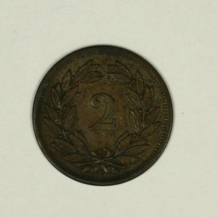 Switzerland  2 Rappen 1886   XF   A935