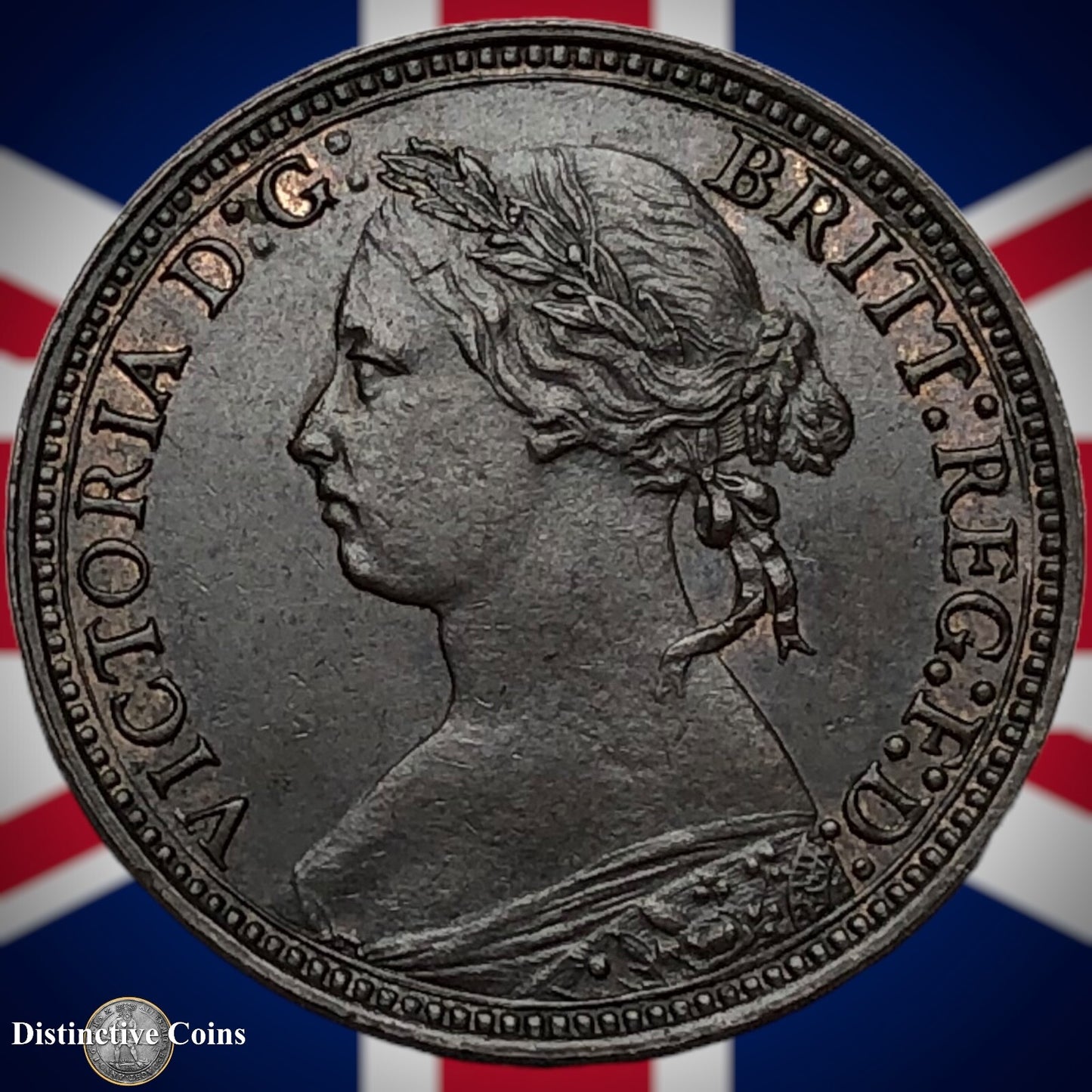 Great Britain 1878 Farthing 1/4d GB3802