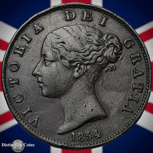 Great Britain 1854 Half Penny 1/2d GB5291