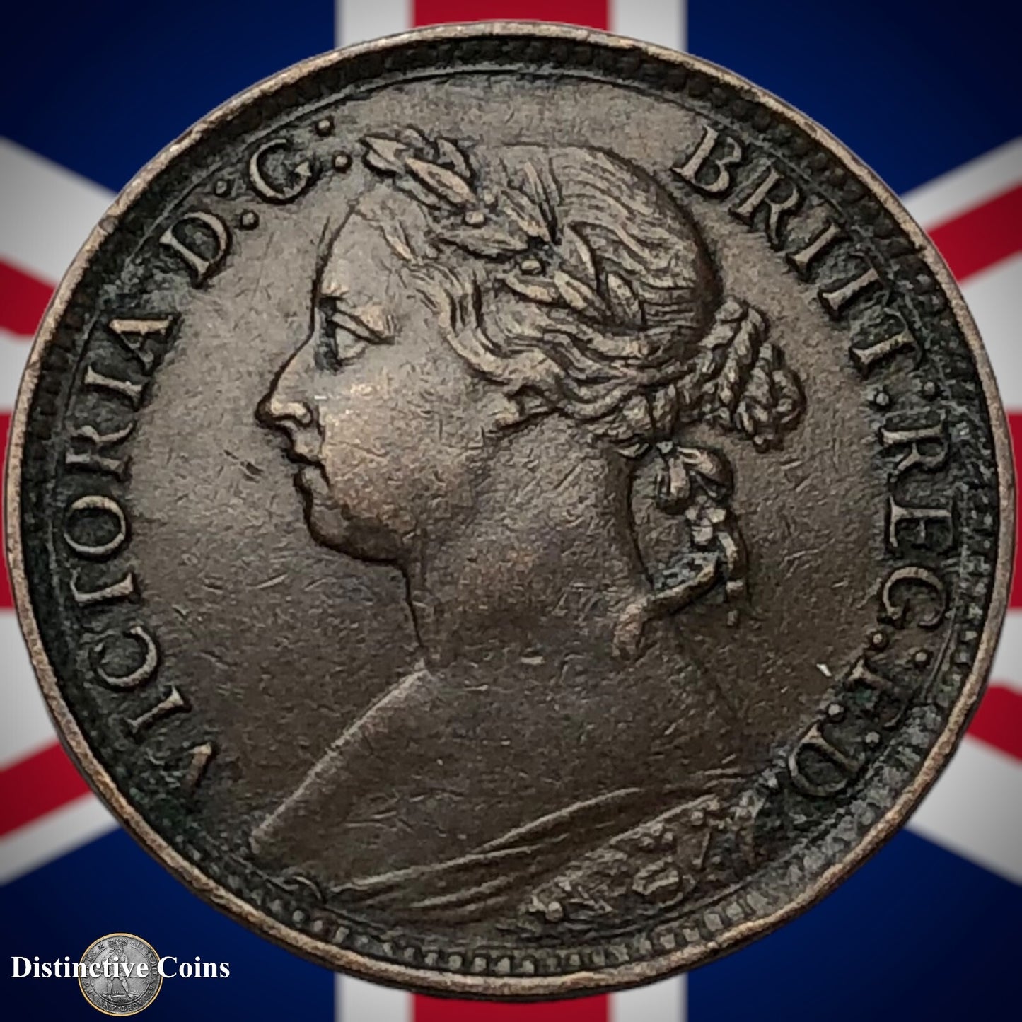 Great Britain 1884 Farthing 1/4d GB4100