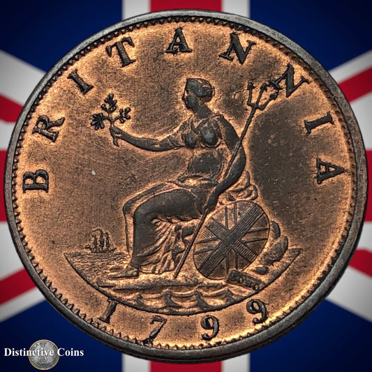 Great Britain 1799 Half Penny 1/2d GB5146