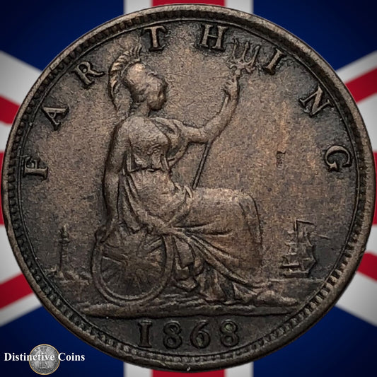 Great Britain 1868 Farthing 1/4d GB3625