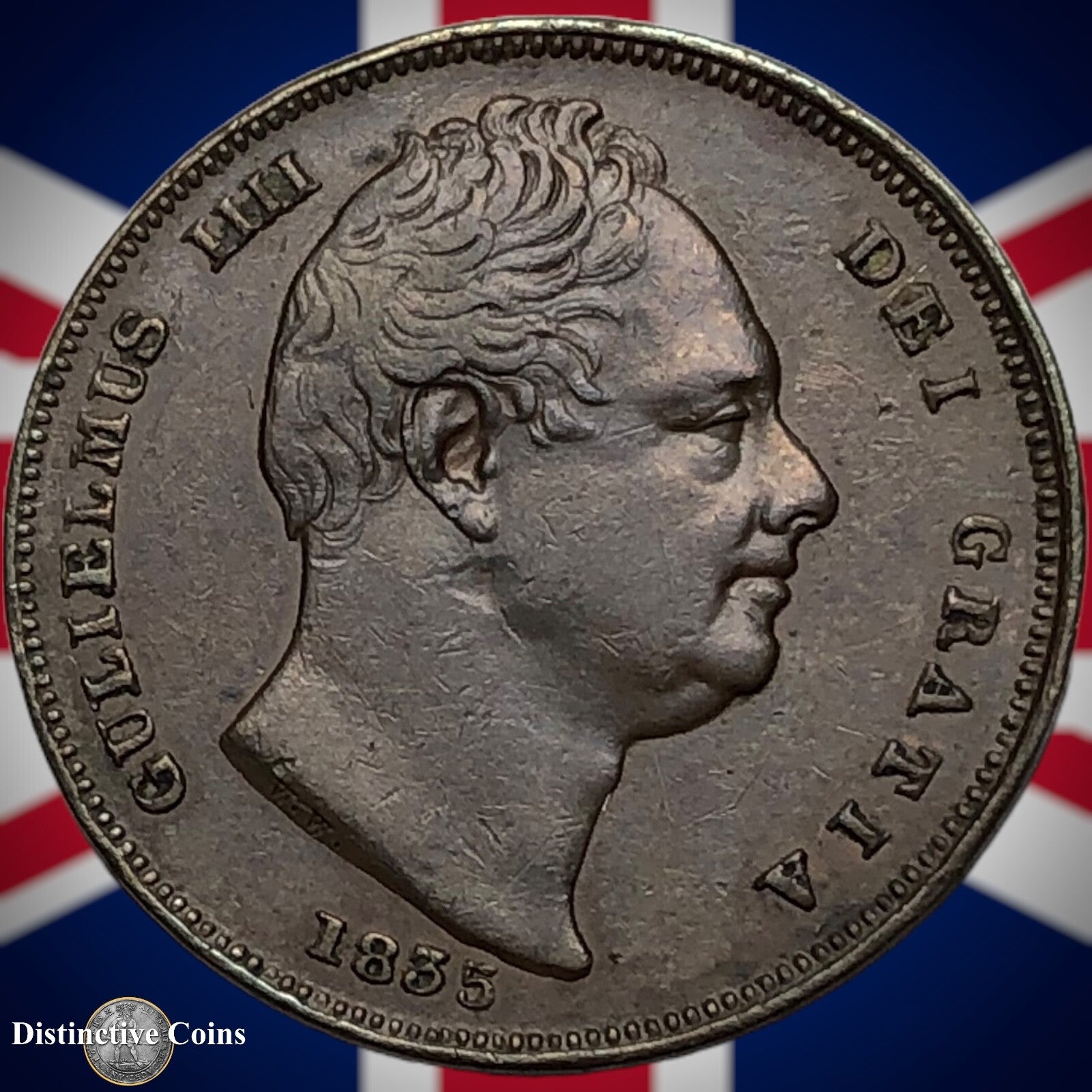 Great Britain 1835 Farthing 1/4d GB3382