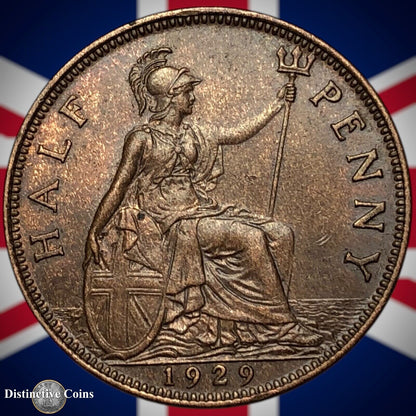 Great Britain 1929 Half Penny 1/2d GB5945