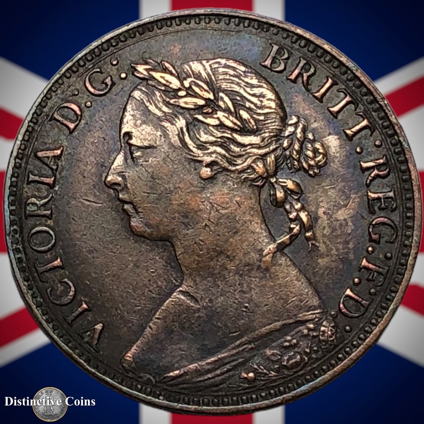 Great Britain 1881 Farthing 1/4d GB3856